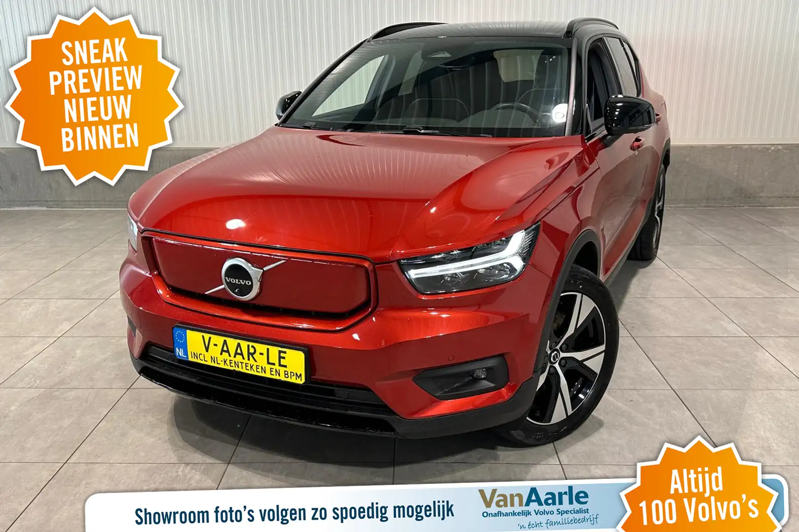 Volvo XC40 P8 Aut. R-Design 360camera 408pk Rood - 1