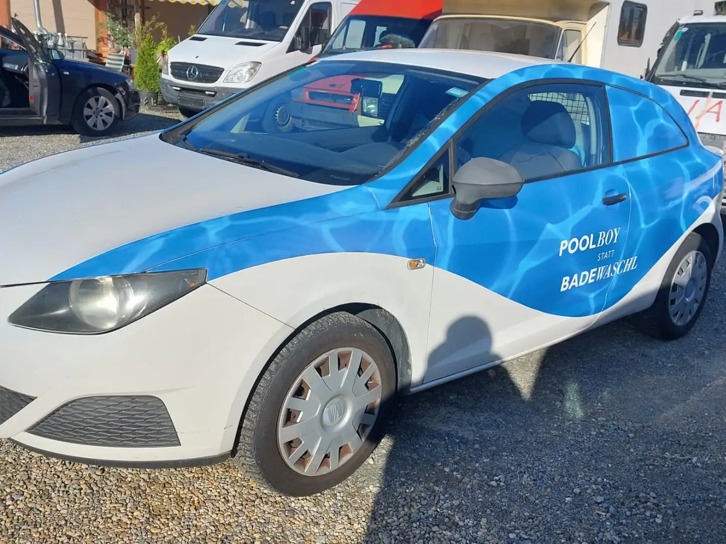 SEAT Ibiza Ibiza benzin 69ps  3.2025 pickerl 1 besitz Weiß - 1