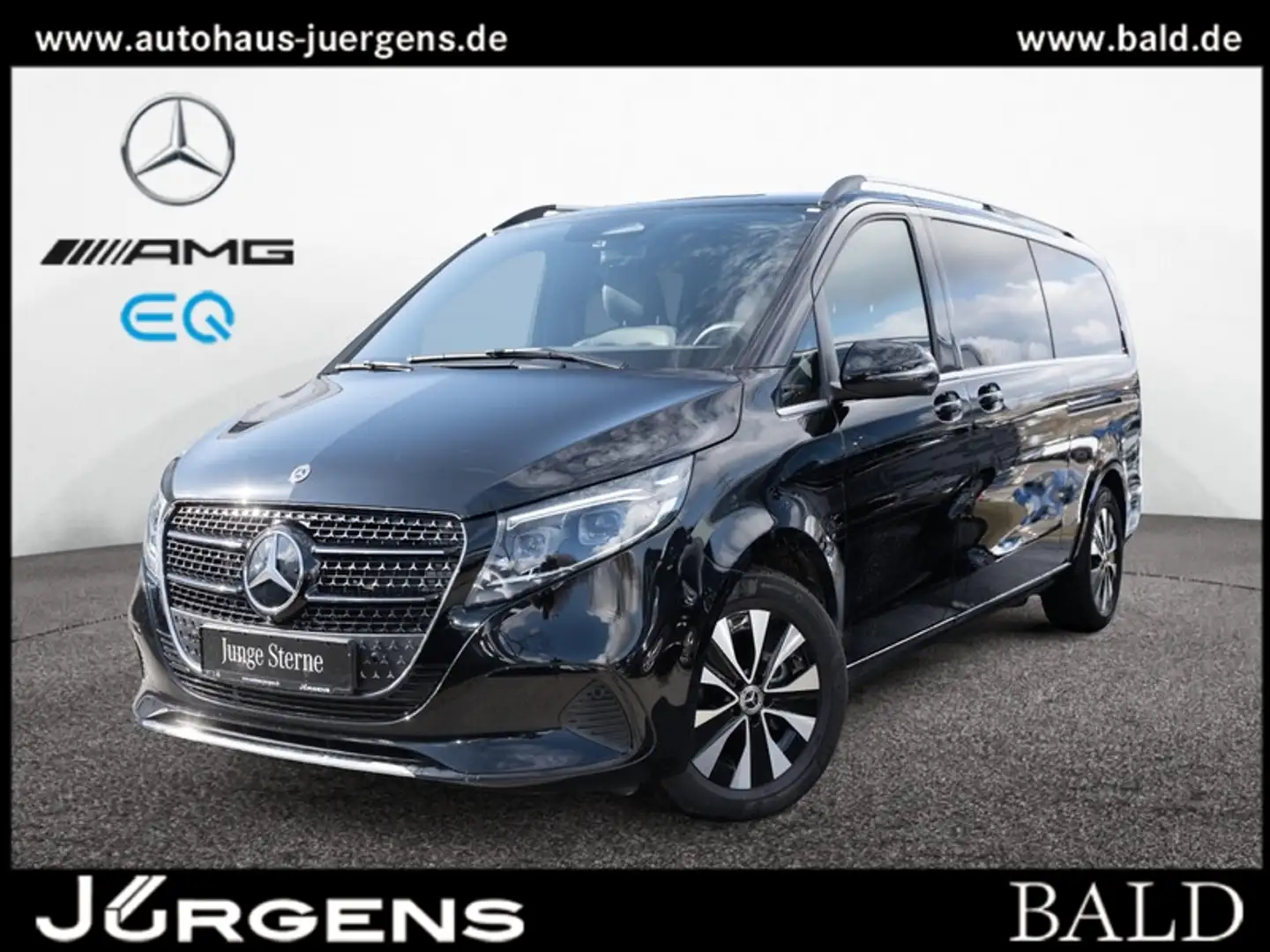 Mercedes-Benz V 300 AVANTGARDE EXTRALANG+MULTIBEAM+DISTR+STHZG Schwarz - 1