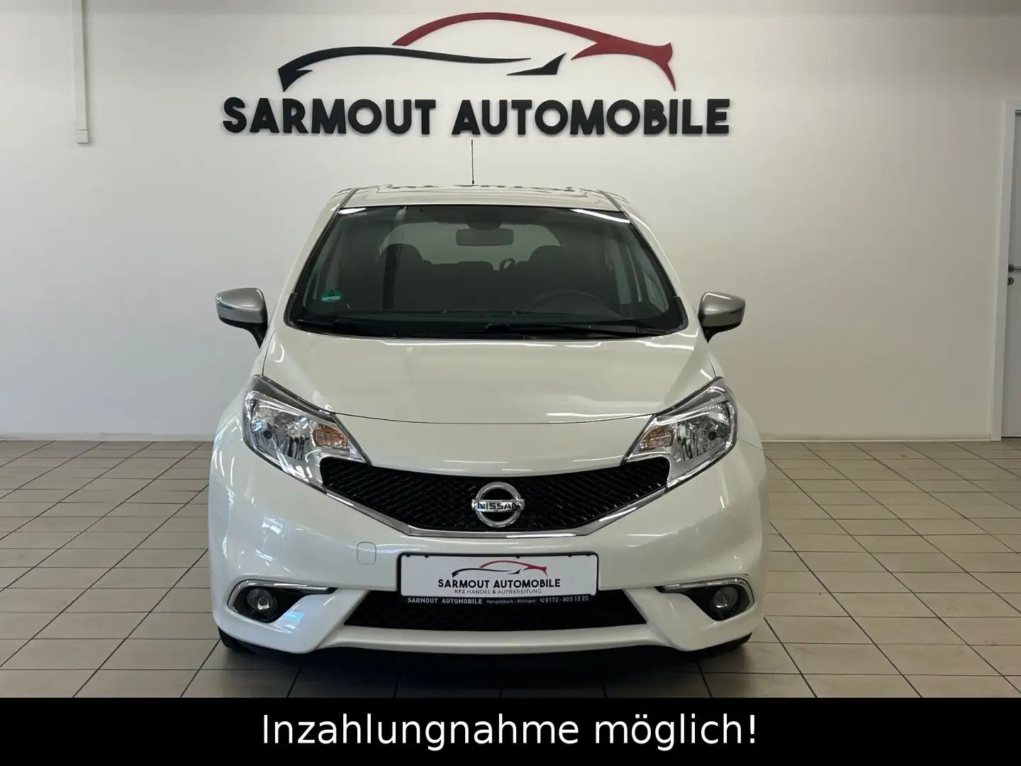 Nissan Note N-Tec Navi SHZ Spur Euro 6 Rü.kam. Bianco - 2