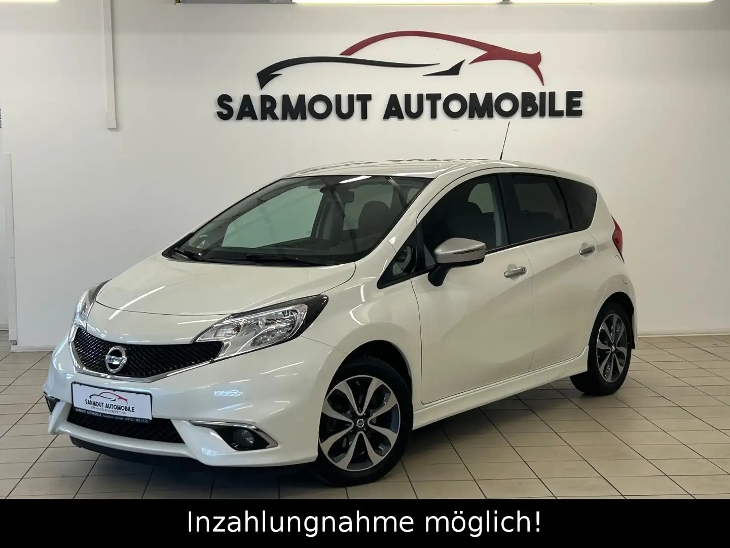 Nissan Note N-Tec Navi SHZ Spur Euro 6 Rü.kam. Bianco - 1