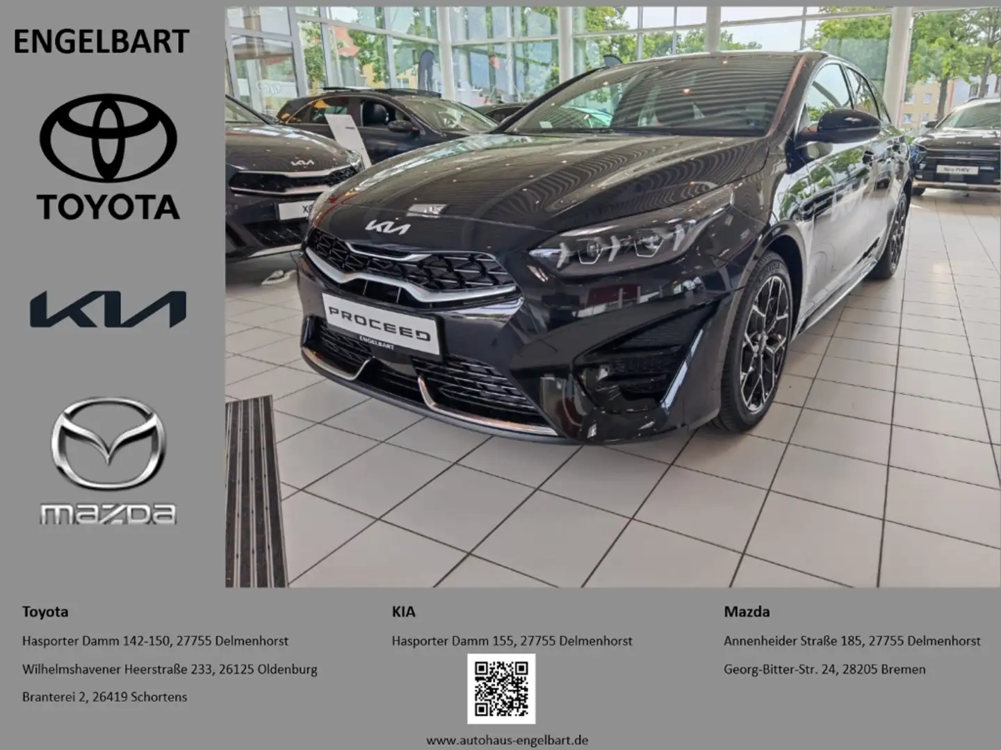 Kia ProCeed / pro_cee'd GT-Line 1.5T 140 PS Automatik Navi Schwarz - 1