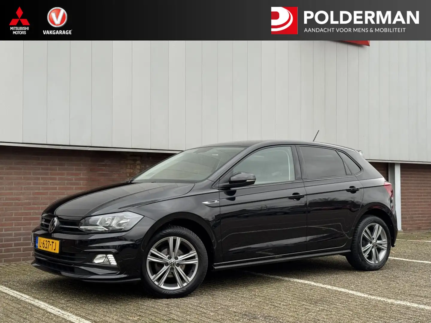 Volkswagen Polo Automaat 1.0 TSI R-Line Ed. Zwart - 1