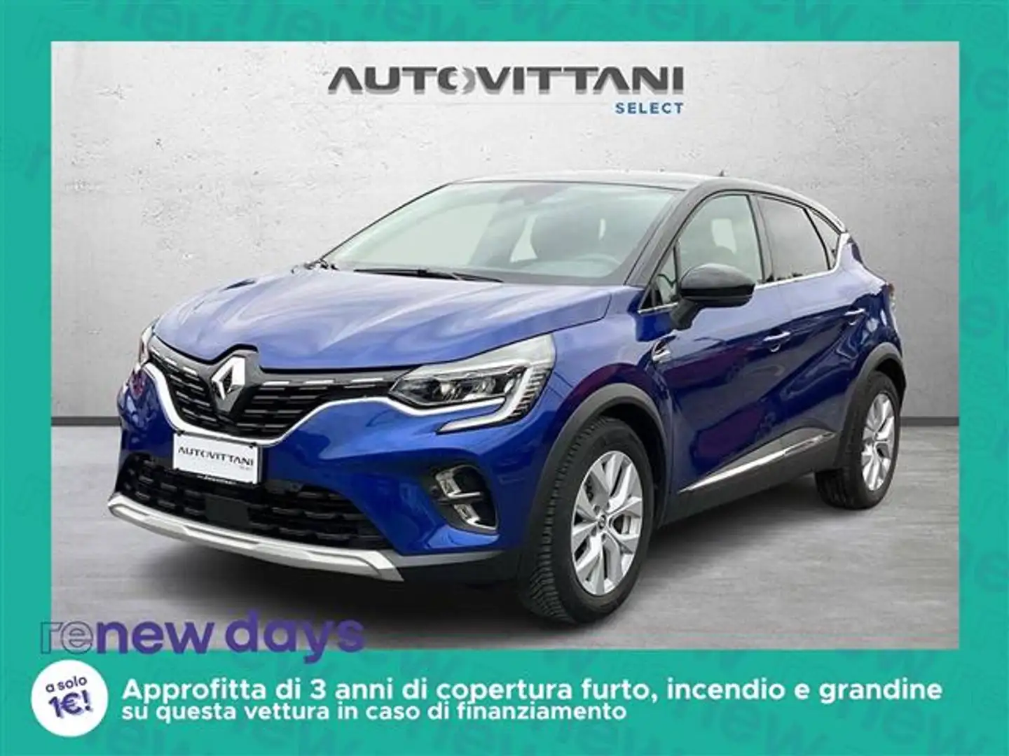 Renault Captur 1.6 E-Tech hybrid Intens 145cv auto Blauw - 1