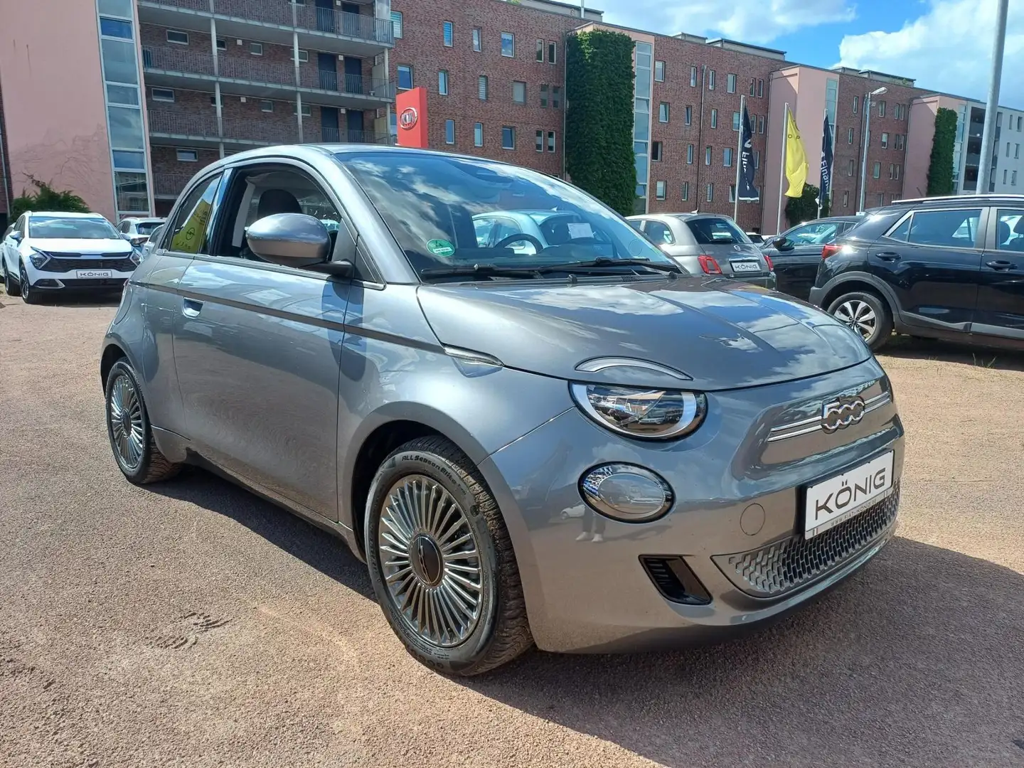 Fiat 500 3+1 Icon Klimaautomatik Grau - 2