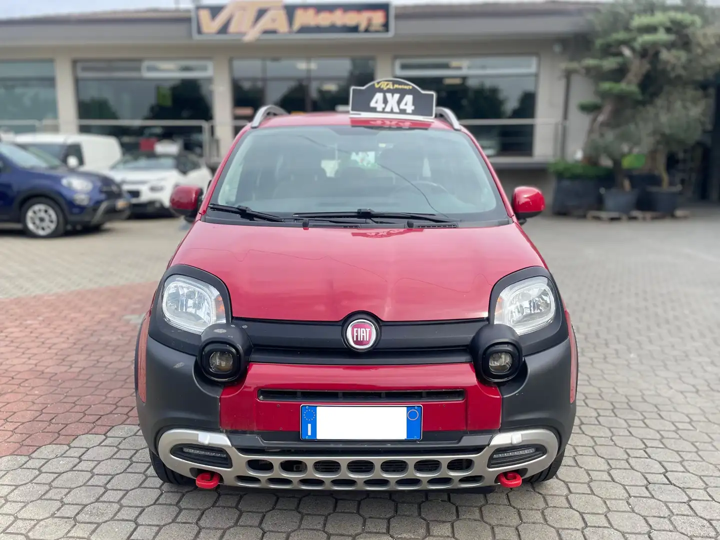 Fiat Panda Panda Cross 1.3 mjt 16v 4x4 80cv -GANCIO DI TRAINO Rojo - 2