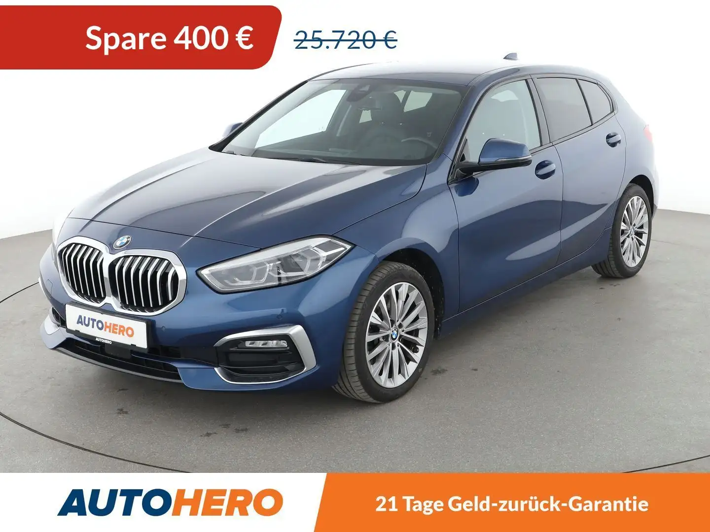BMW 120 120d xDrive Luxury Line Aut.*LED*HUD*PDC*SHZ*LHZ* Blau - 1