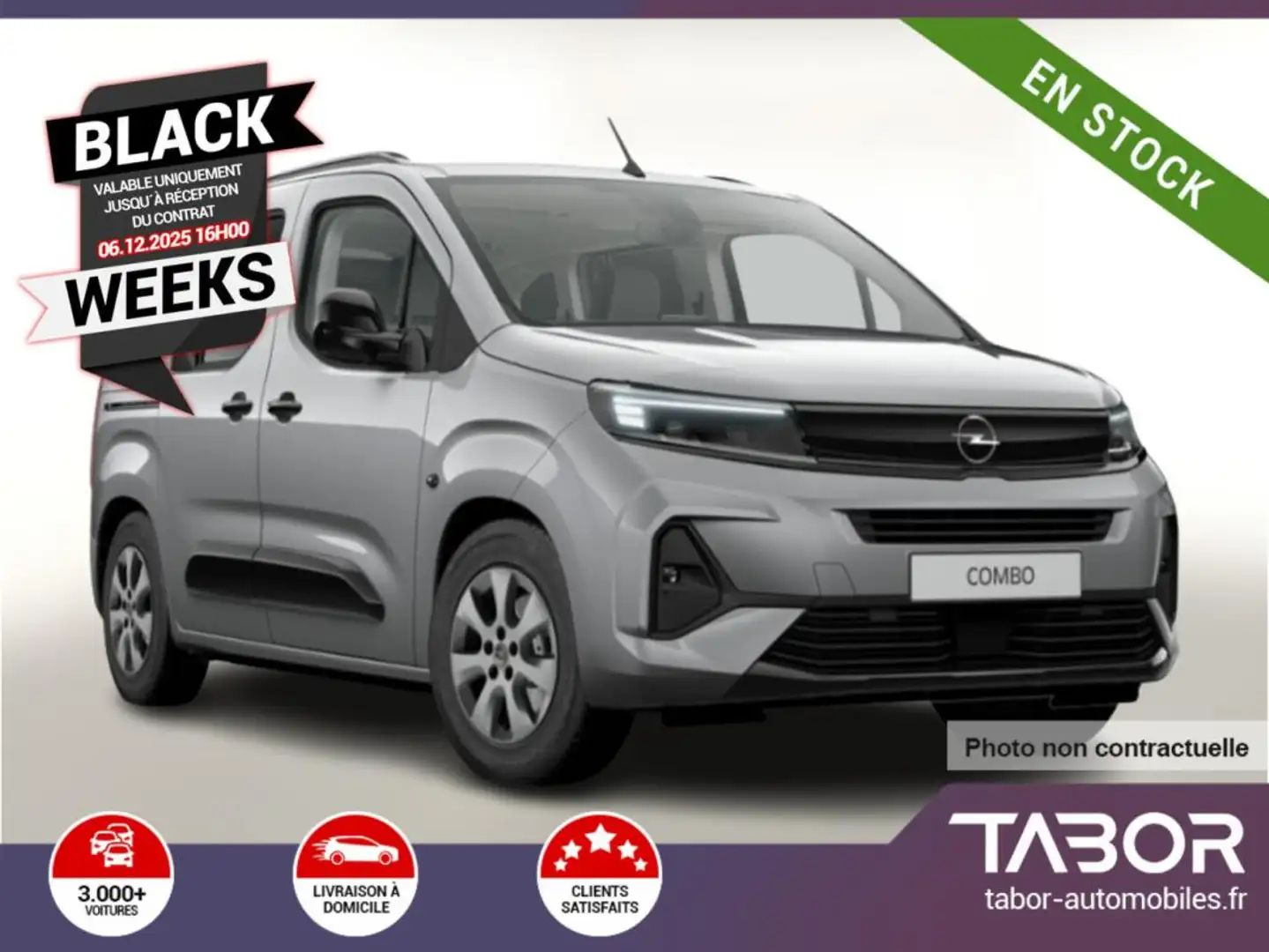 Opel Combo 1.5 D 130 AT8 GS GPS Cam IntelliLux Gris - 1