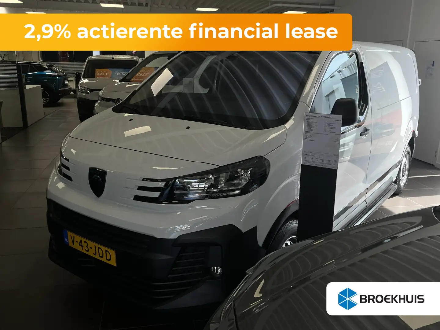 Peugeot Expert Standaard | 16" stalen velgen | Elektrisch bedienb Wit - 1