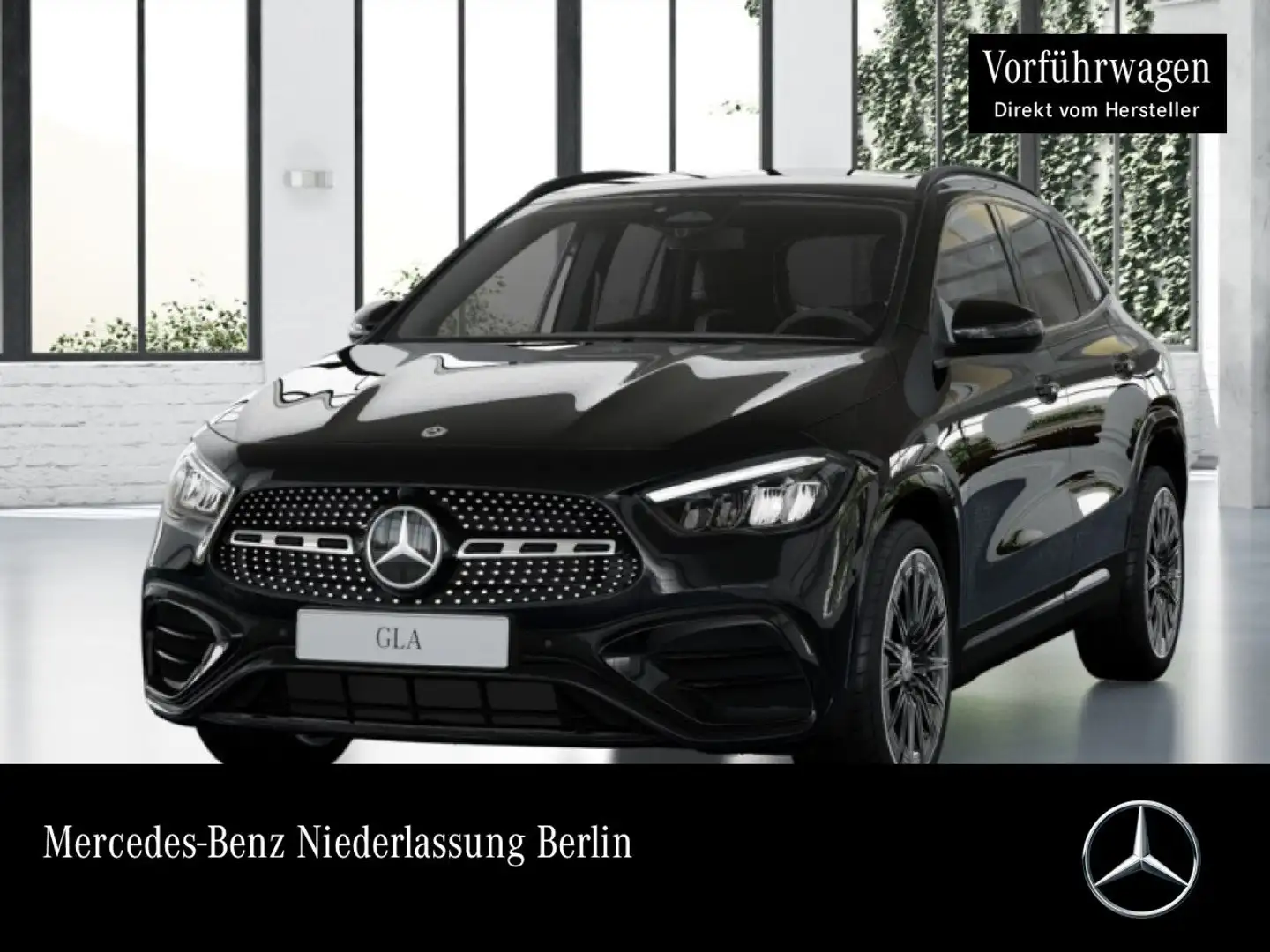 Mercedes-Benz GLA 180 AMG+NIGHT+AHK+LED+KAMERA+TOTW+7G Schwarz - 1