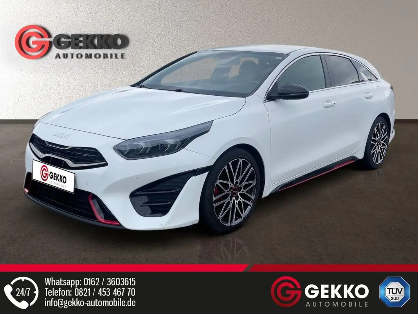 Kia ProCeed / pro_cee'd GT +APP+LED+KAMERA+ACC+NAVI+SZH+Kessy+JBL Fehér - 2