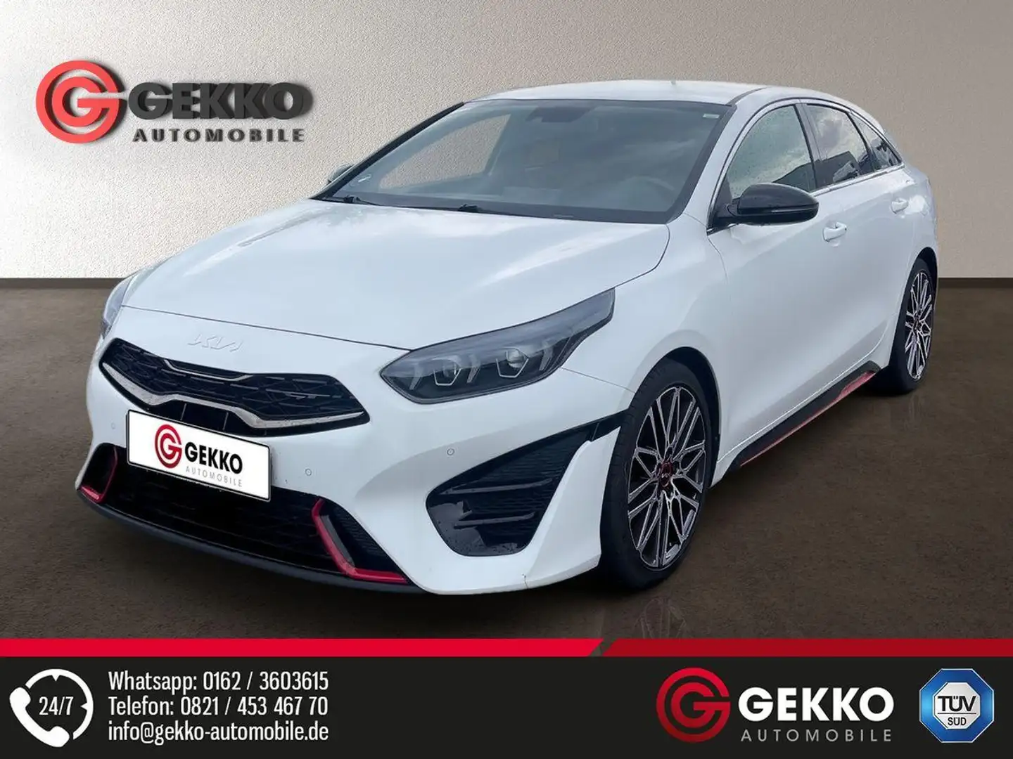 Kia ProCeed / pro_cee'd GT +APP+LED+KAMERA+ACC+NAVI+SZH+Kessy+JBL Fehér - 1