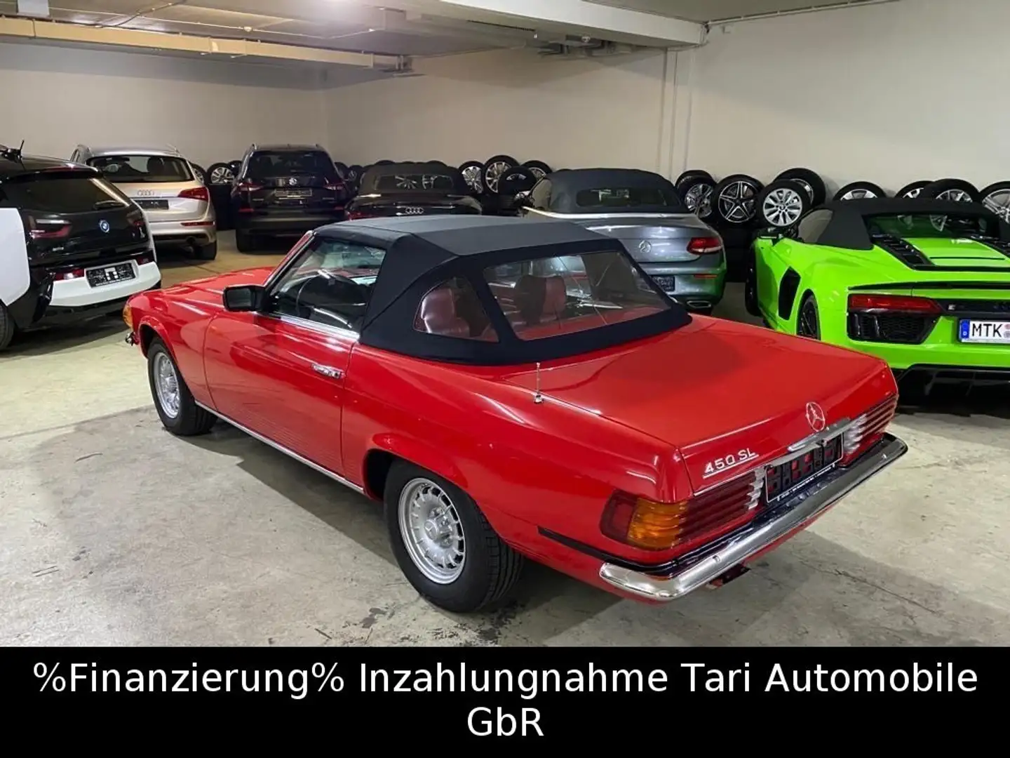 Mercedes-Benz SL 450 Leder braun, Klimaaut., H-Kennzeichen Roşu - 1