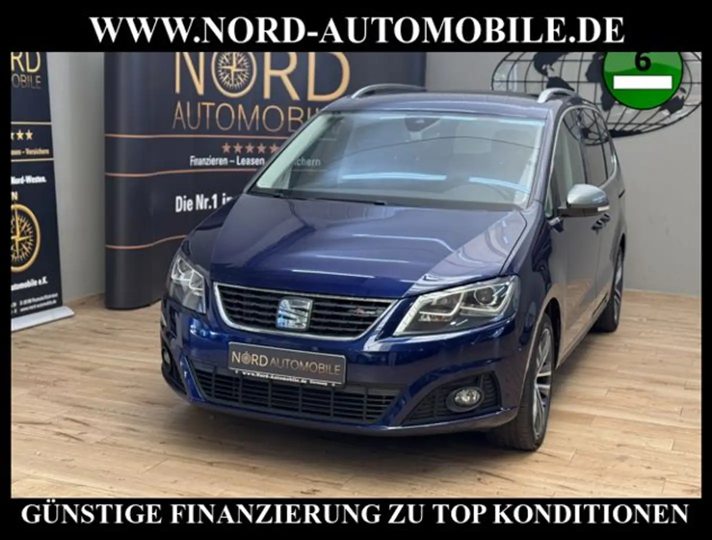 SEAT Alhambra FR-LINE DSG*7-SITZER*AHK*SCHÖN VOLL* Bleu - 1