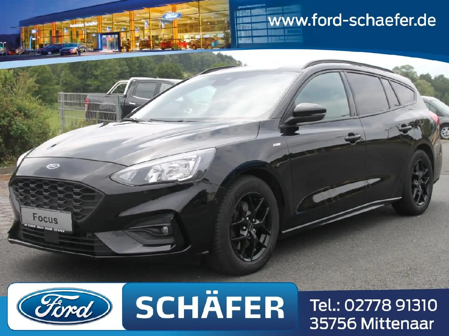 Ford Focus ST-Line+LED+SHZ+LHZ+RFK+LMF+NAVI+ Schwarz - 1