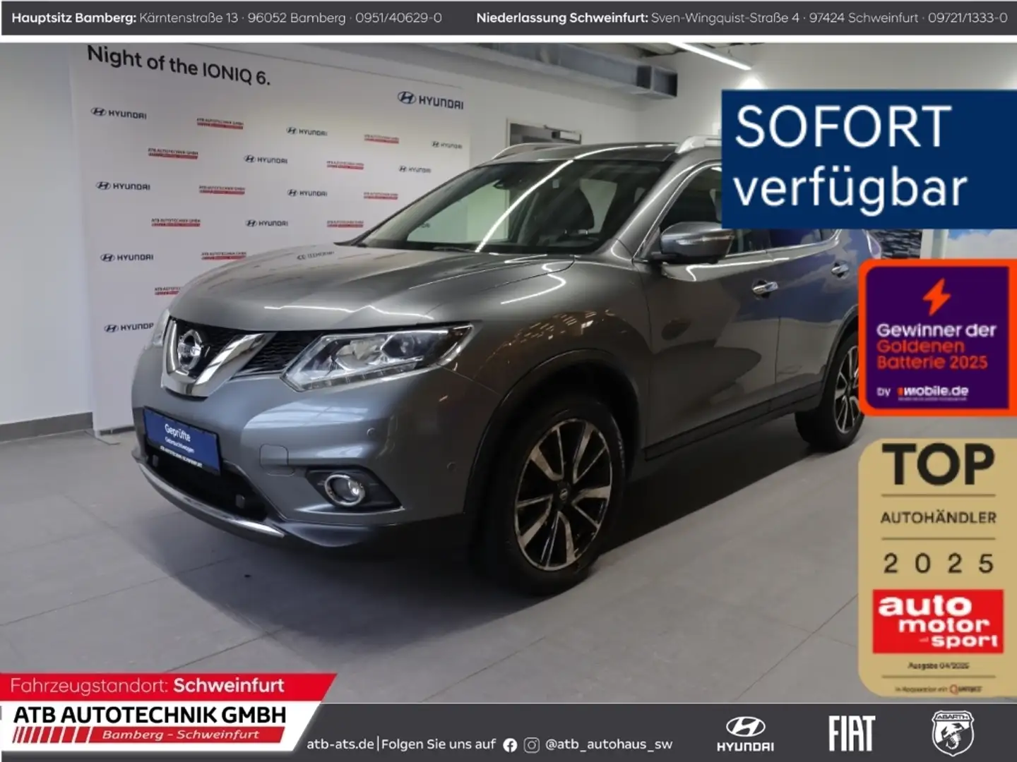 Nissan X-Trail Tekna 2.0 dCi Xtronic AHK-abnehmbar El. Panodach N Gris - 1