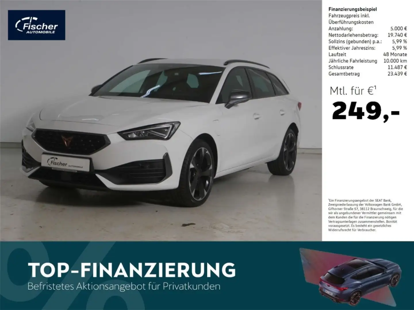 CUPRA Leon Sportstourer 1.4 eHybrid DSG NAV/KESSY/SH Weiß - 1