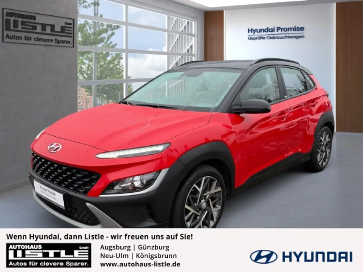 Hyundai KONA Trend Hybrid 2WD +KLIMA+NAVI+PDC+RFK+UVM Noir - 1