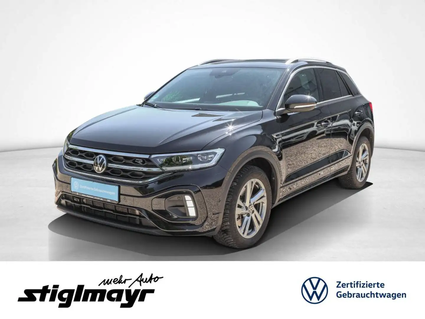 Volkswagen T-Roc R-Line 2.0 TDI DSG +AHK+KAMERA+SITZHG+17`+ Noir - 1