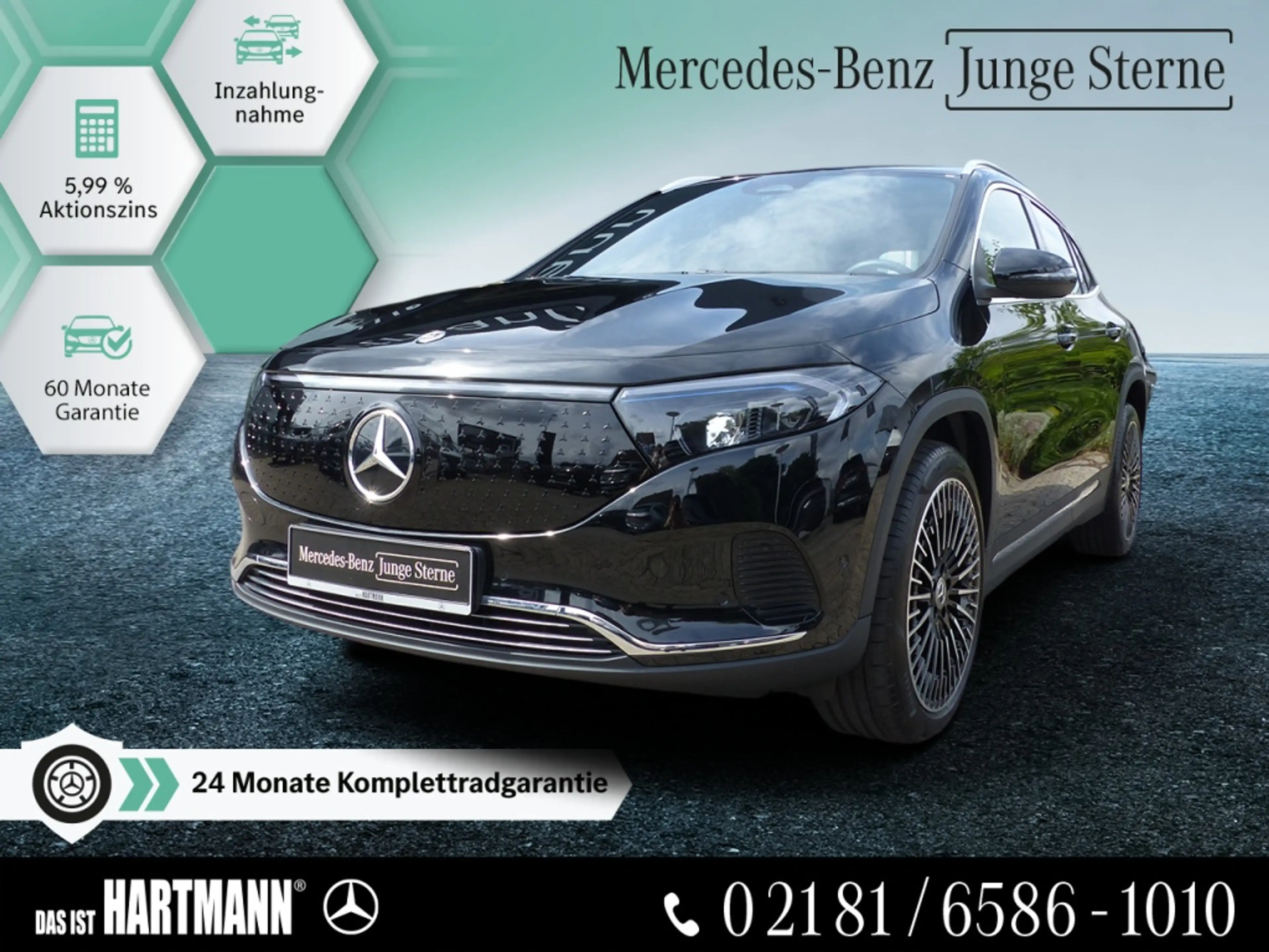 Mercedes-Benz EQA 250 + 250+ //20"AMG+RÜF-KAM+TOTWINKEL+CARPLAY