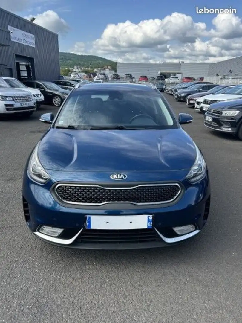 Kia Niro 1.6 GDI 105CH ISG + ELECTRIQUE 43.5CH DESIGN DCT6 Blauw - 2