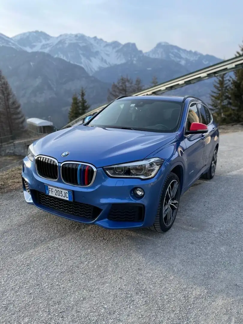 BMW X1 xdrive25d Msport auto Blauw - 1