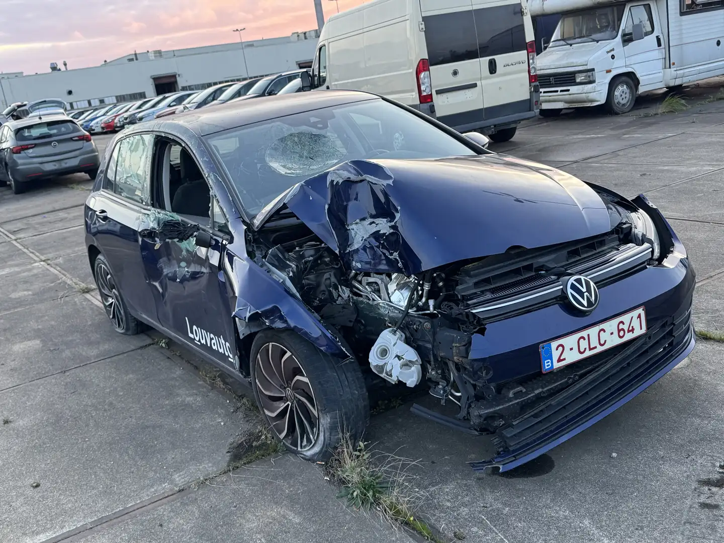Volkswagen Golf 1.0 TSI/ACCIDENTE/MOTEUR OK/ Bleu - 2