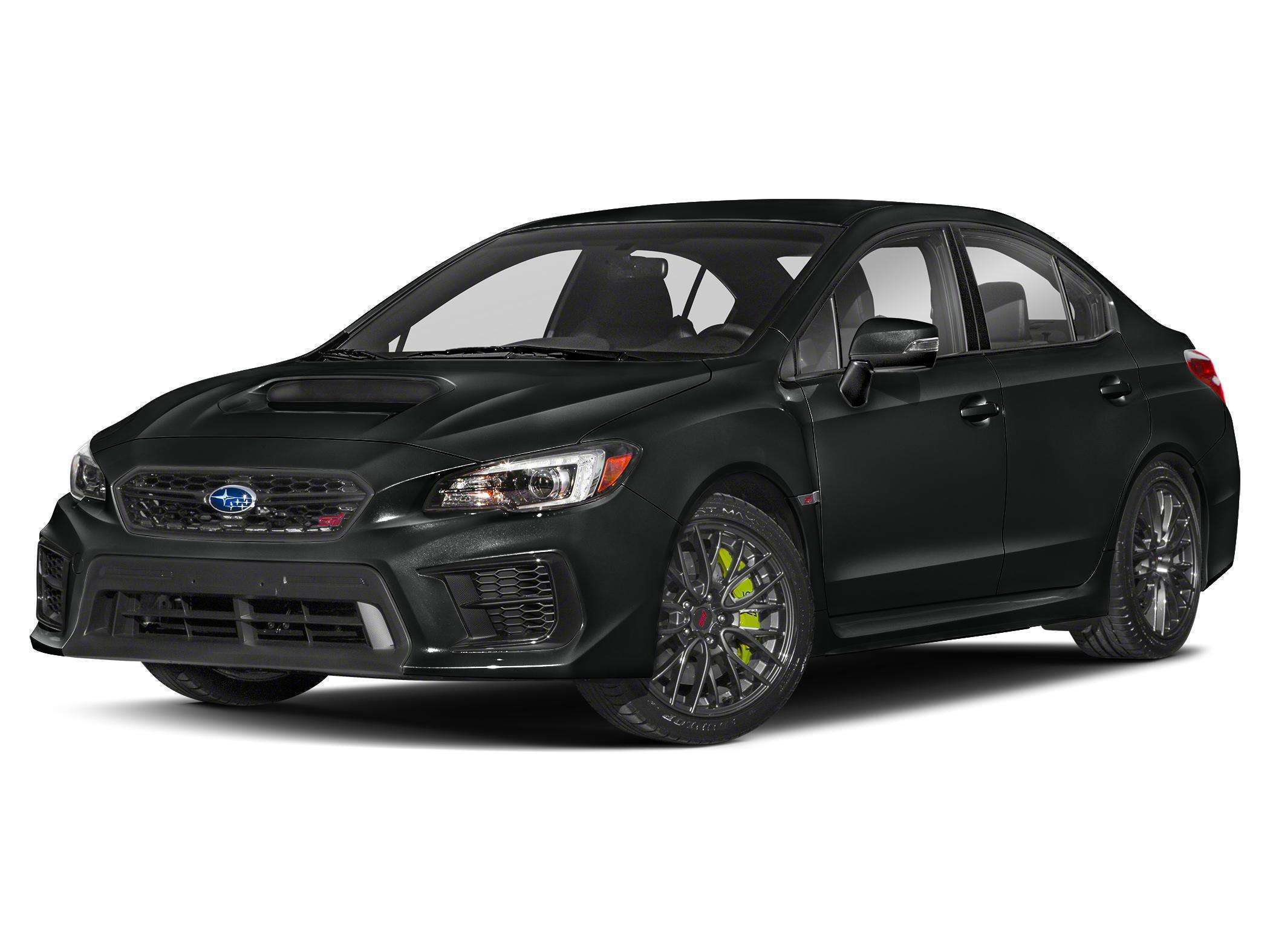 Black 2020 Subaru WRX STI Sedan All-Wheel Drive 6-Speed Manual