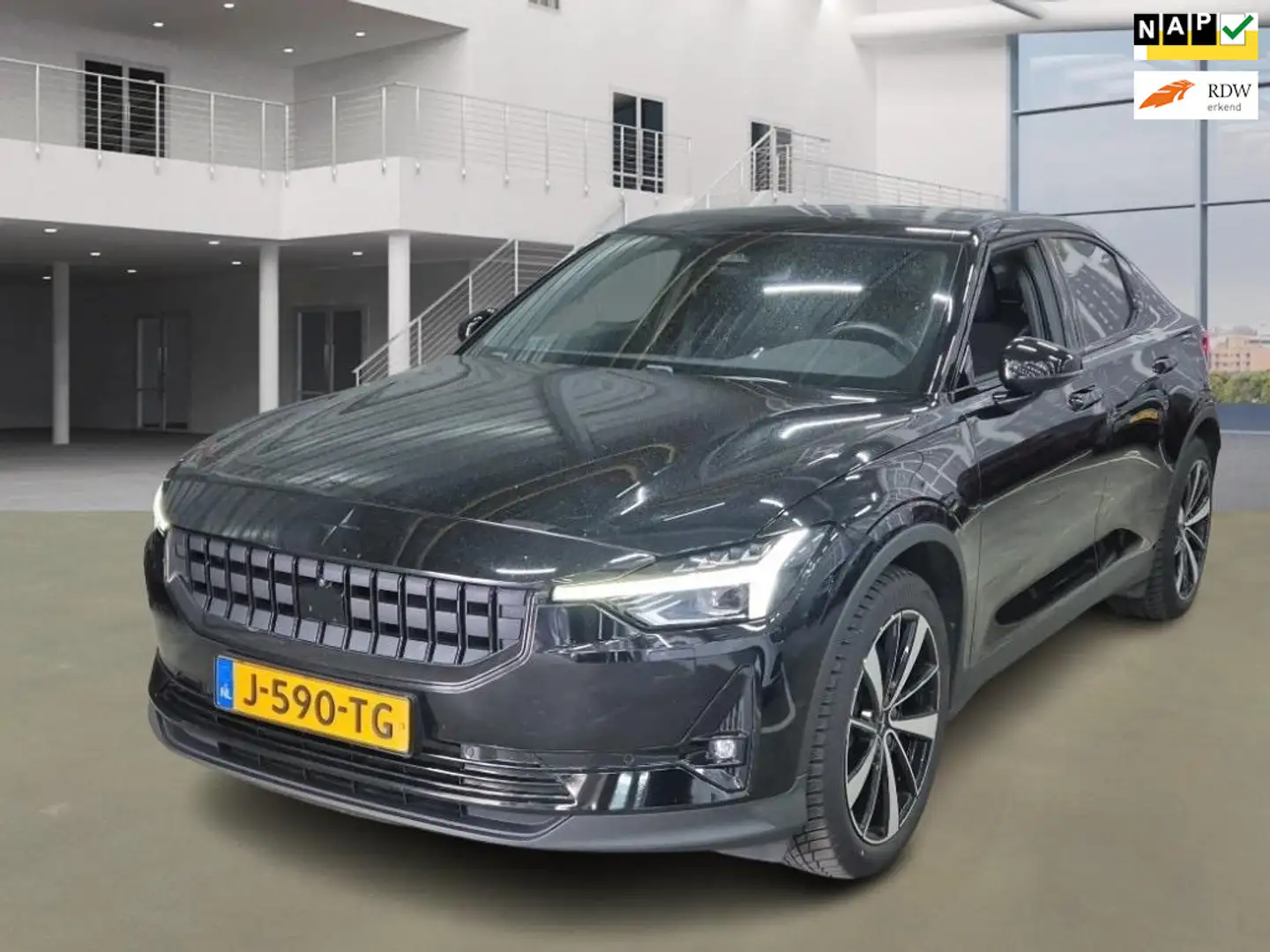 Polestar 2 Long Range Dual Motor Launch Edition 78kWh | SOH % Zwart - 1