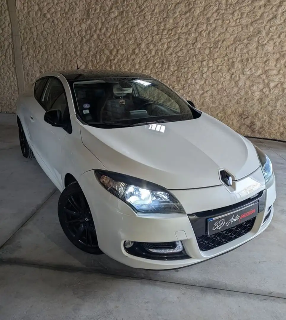Renault Megane Mégane III Coupé 130ch édition monaco GP Blanc - 1