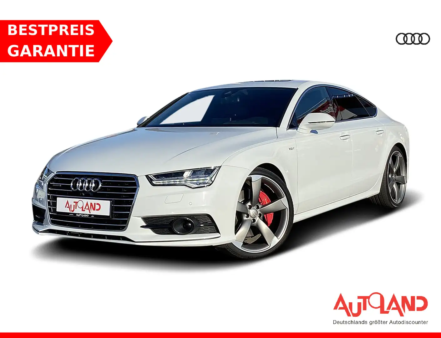 Audi A7 Sportback 3.0 TDI Competition HUD Matrix Navi Weiß - 1