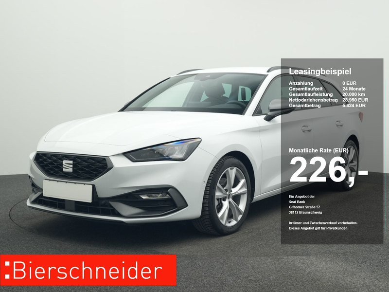 SEAT Leon Sportstourer 1.5 eTSI DSG FR LED NAVI ACC SIDEASS