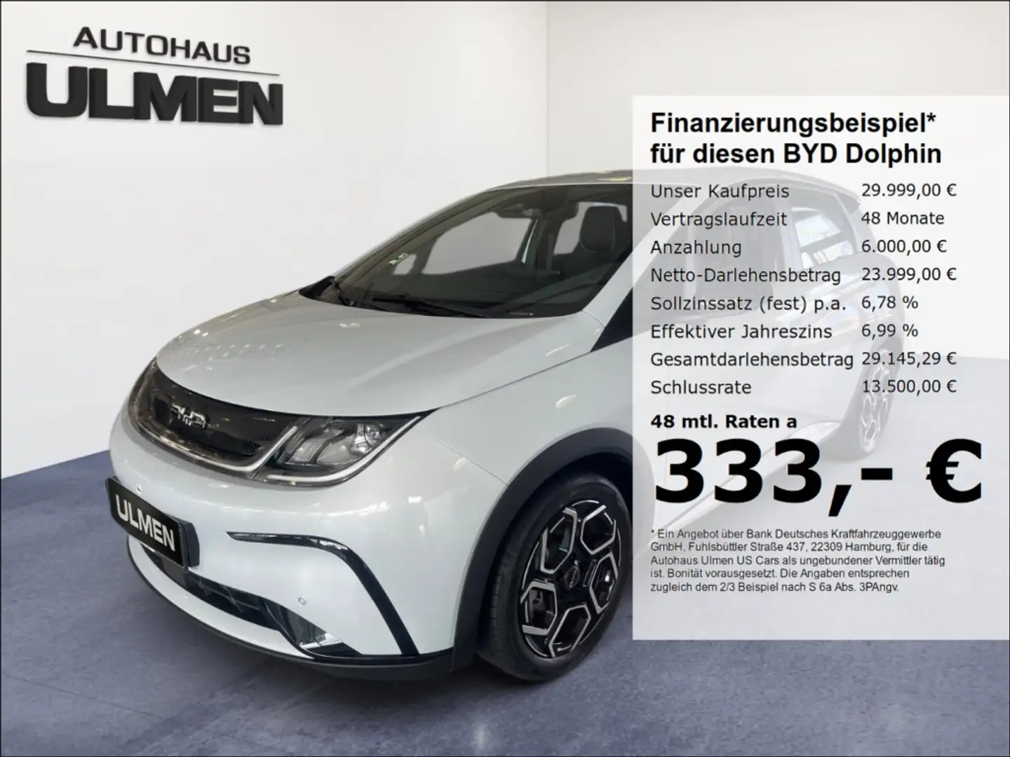 BYD Dolphin Comfort Leder Navi Voll Bianco - 1