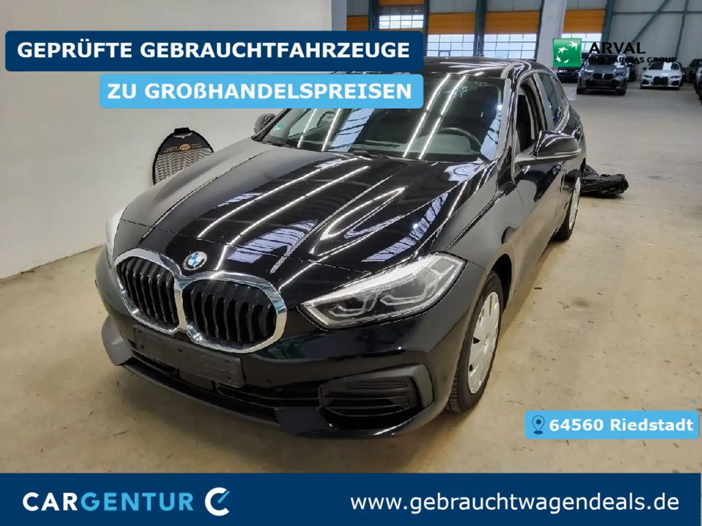 BMW 116 d LED Lane AUT PDC SHZ Noir - 1