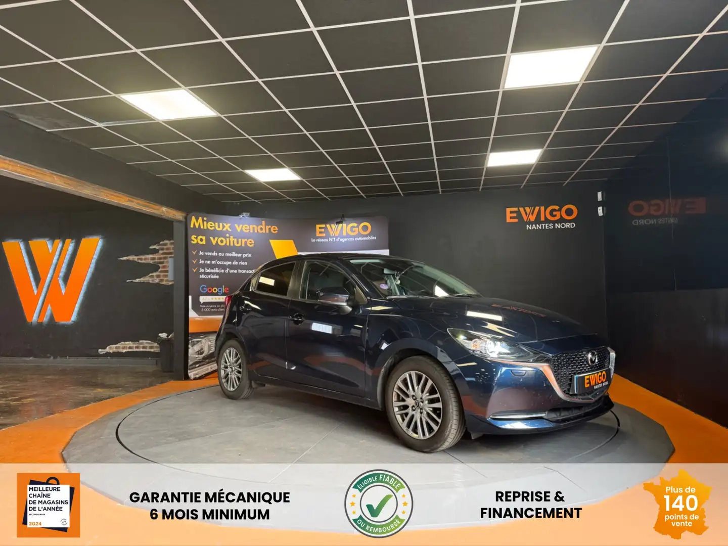 Mazda 2 1.5 SKYACTIV-G 90 HYBRID SELECTION // VOLANT & SIEGES CHAUFFANTS // CARPLAY // AFFICHAGE TETE HAUTE - 1