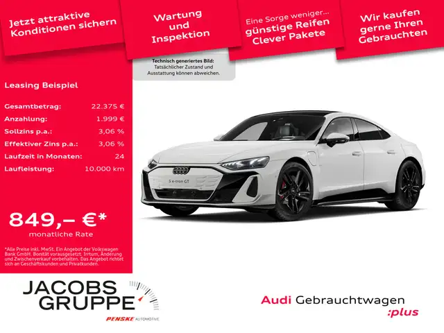 Audi e-tron GT S qu. Black/Facelift/Pano/Laser/HuD/ACC/360°