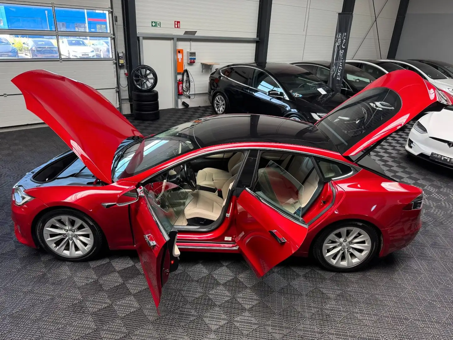 Tesla Model S MODEL S 100D | AUTOPILOT 2.5 | CCS | CREME | Rot - 2