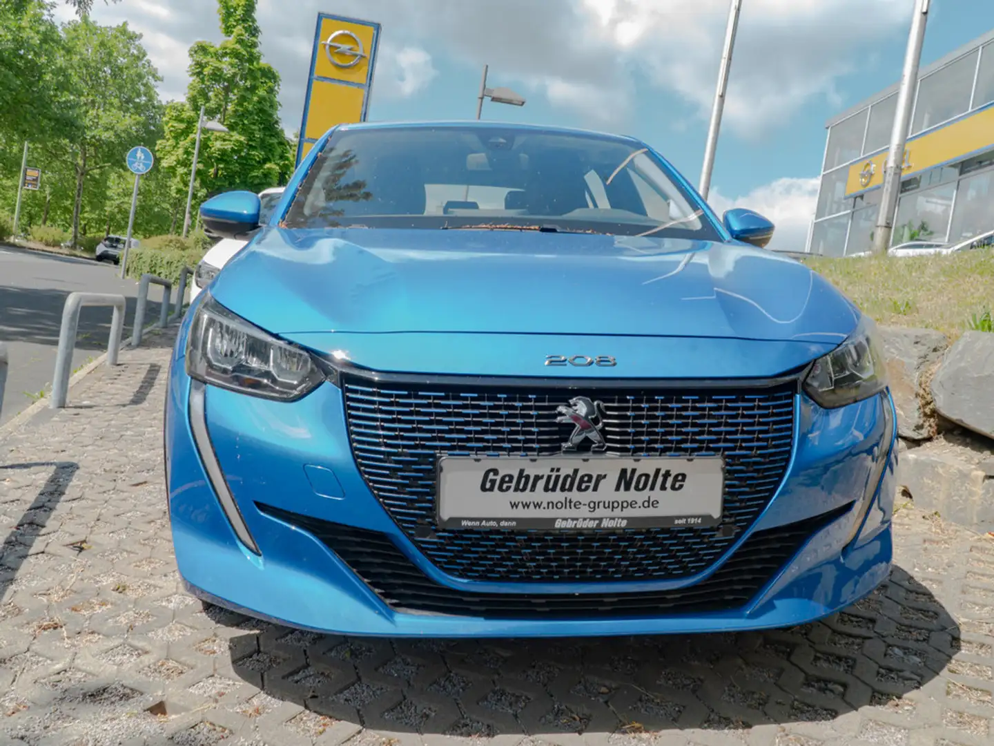 Peugeot e-208 Bleu - 2
