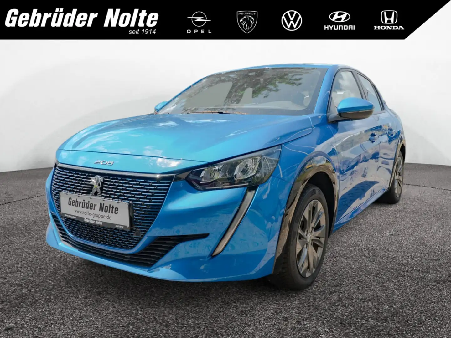 Peugeot e-208 Bleu - 1