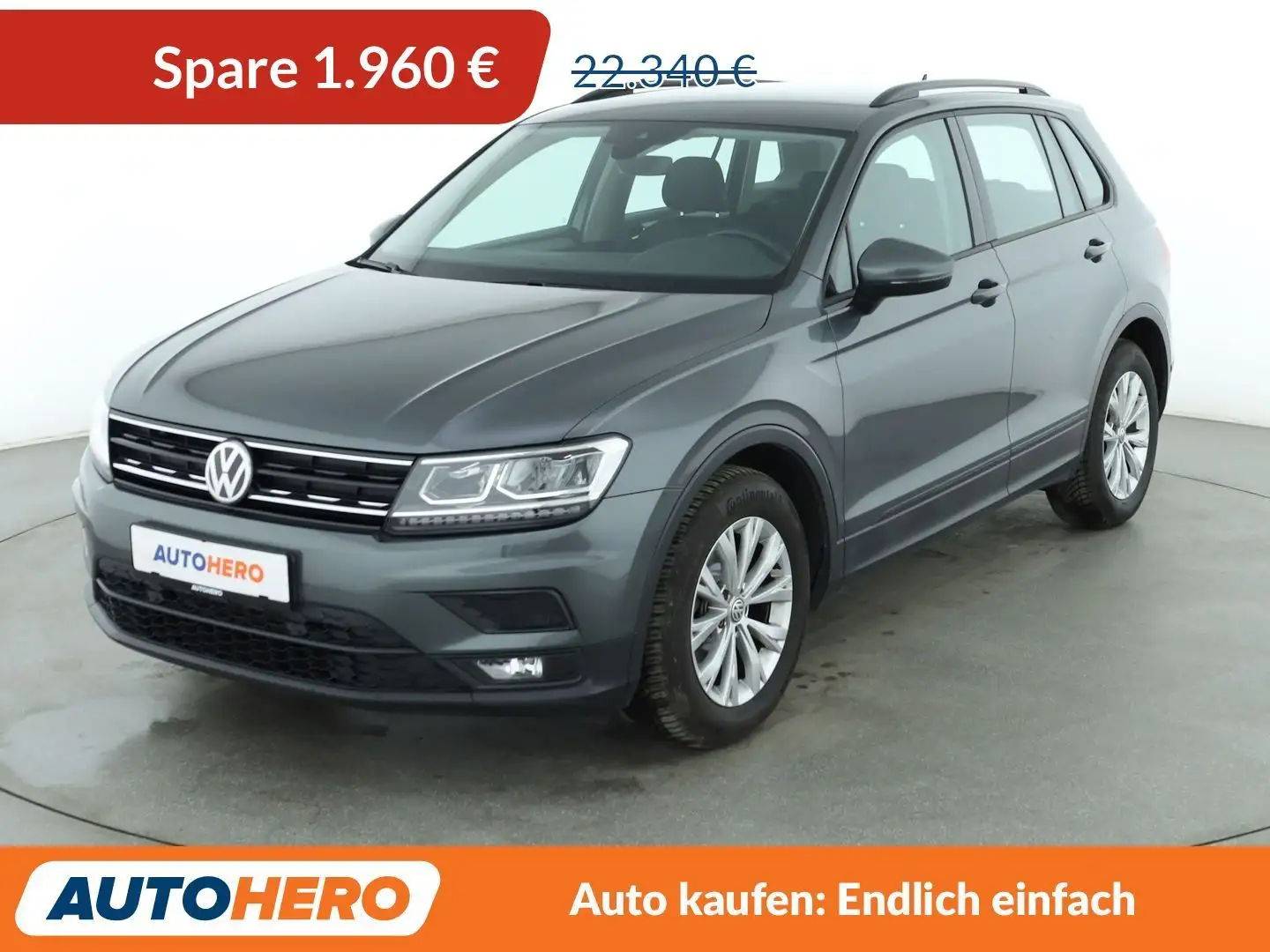 Volkswagen Tiguan 1.5 TSI ACT Trendline BM Aut.*NAVI*LED*PDC*SHZ* Gris - 1
