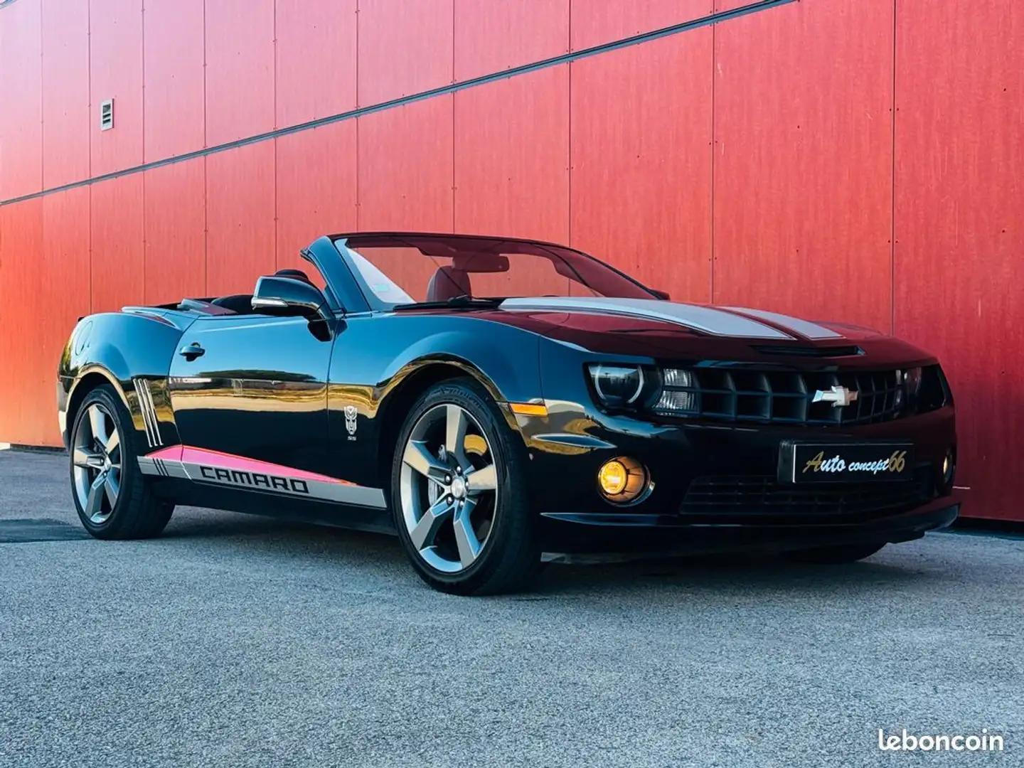 Chevrolet Camaro Cabriolet V 6.2 V8 405ch BVA Origine France Noir - 2