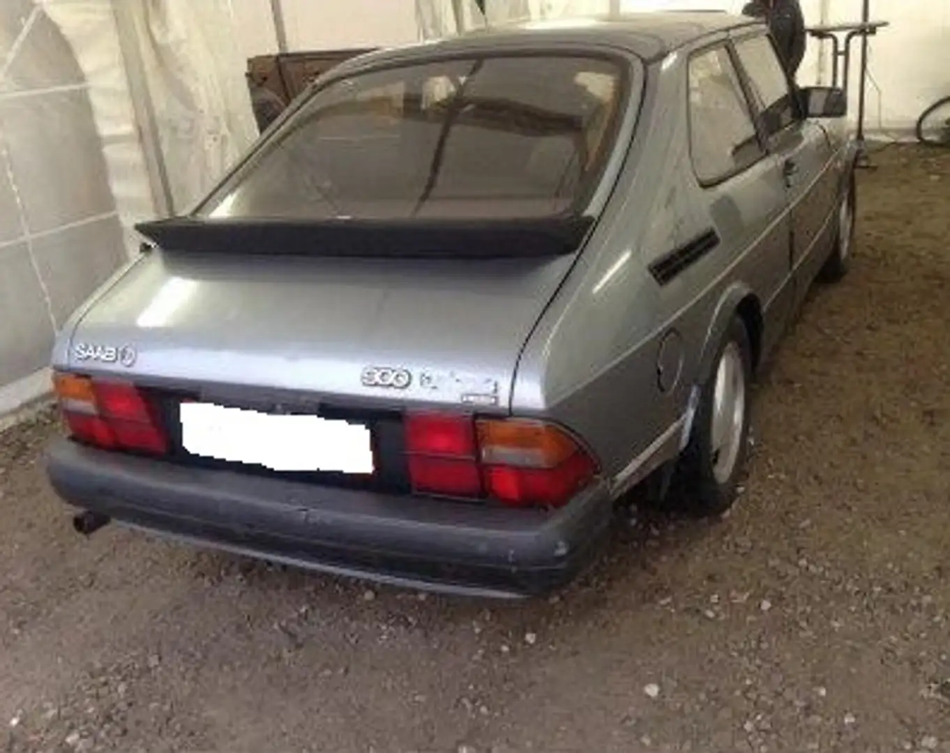 Saab 900 turbo 16 S,Leder, Klima, Getriebe defekt,Oldtimerr Szürke - 2
