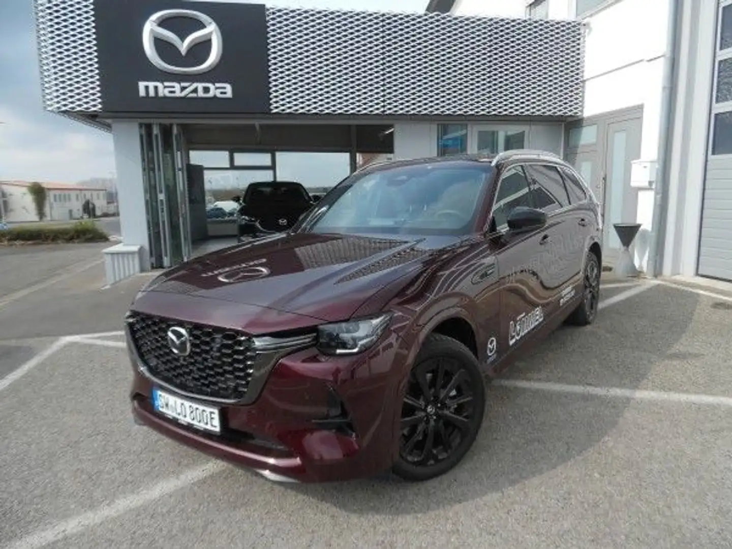 Mazda CX-80 2.5 e-SKYACTIV PHEV Homura Plus Auto AWD Rouge - 1