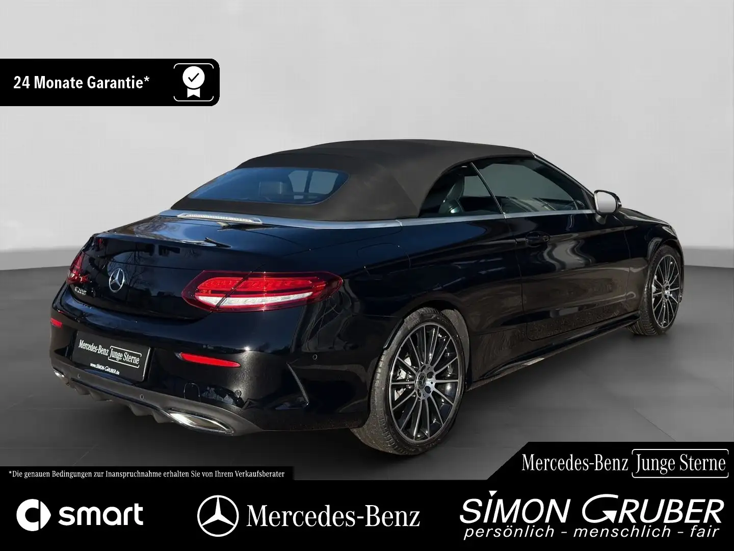 Mercedes-Benz C 200 Cabriolet AMG Night Adv Sound 360 Distron. Schwarz - 2