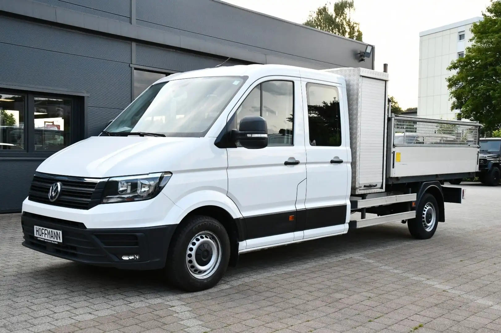 Volkswagen Crafter Pritsche Kipper DOKA LANG  Laubgitter Wit - 2