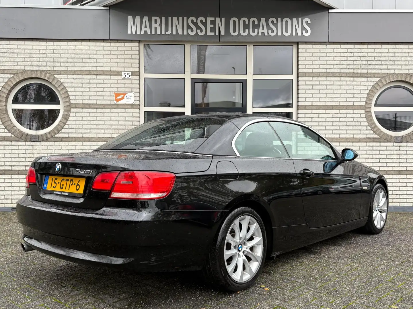 BMW 320 3-serie Cabrio 320i |Airco,Cruise,StartStop,Elekpk Schwarz - 2