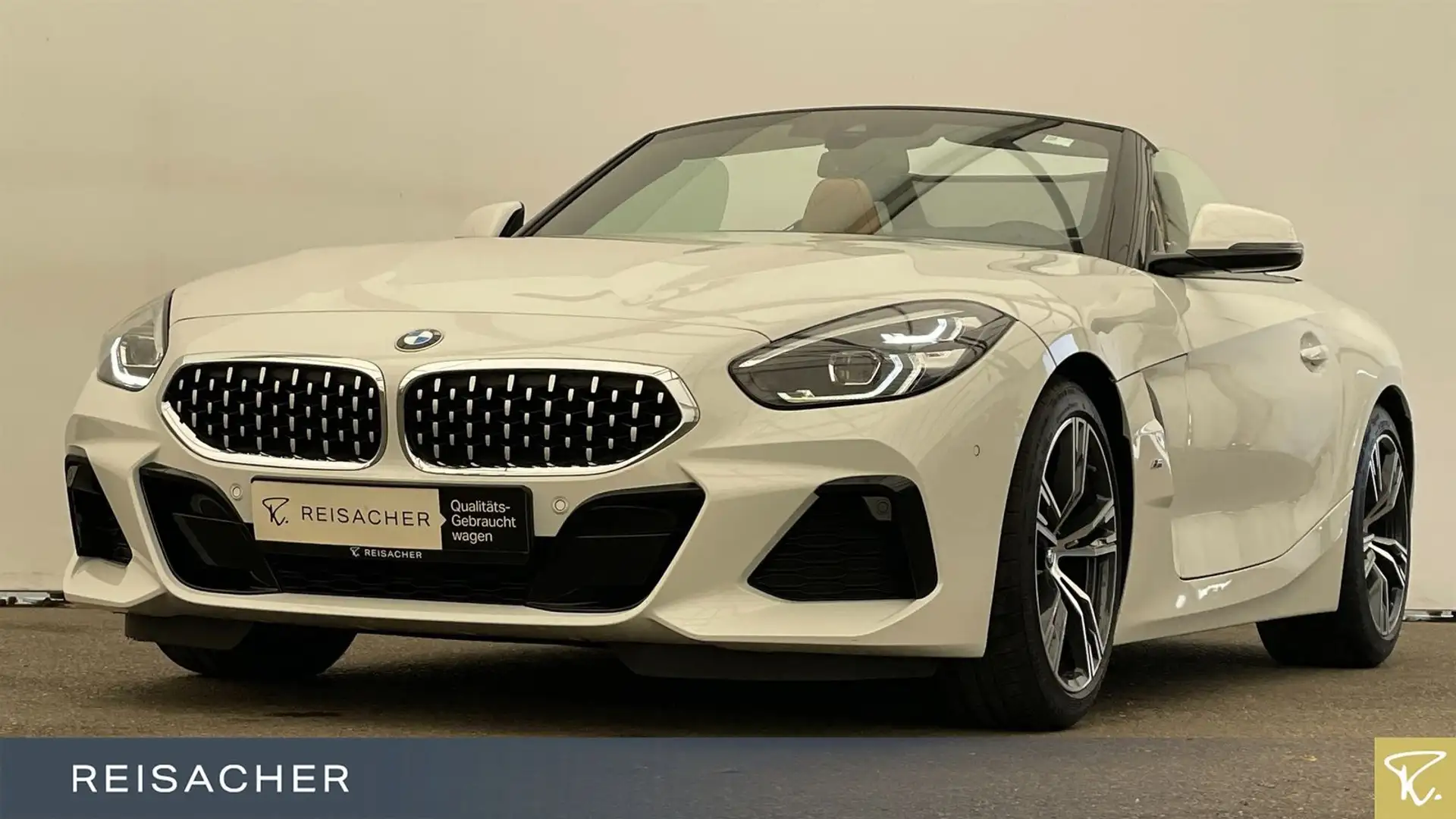 BMW Z4 sDrive20i M-Sport,Leder,Autom Blanc - 1