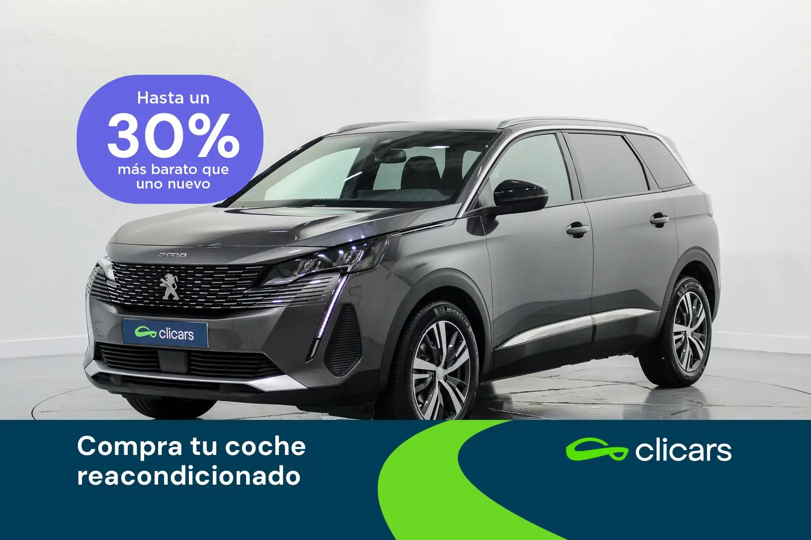 Peugeot 5008 1.2 PureTech S&S Allure Pack 130 Gris - 1