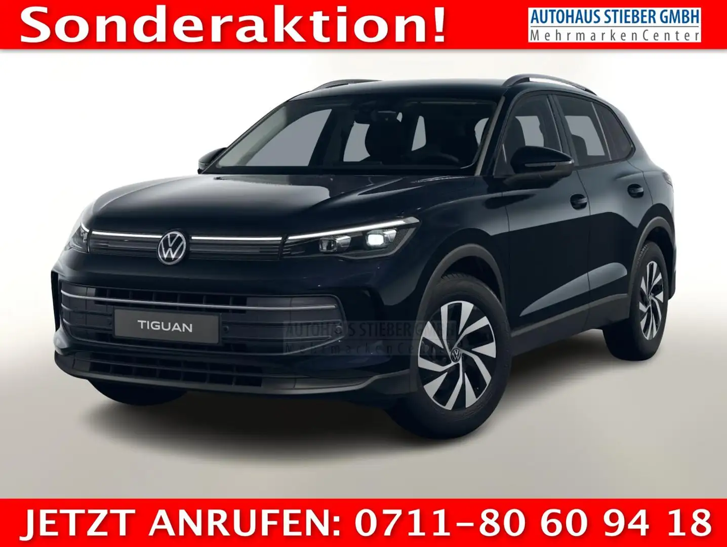 Volkswagen Tiguan 1.5 eTSI 150 DSG LED+ AHK eHk ParkAs SHZ 110 kW... Fekete - 1