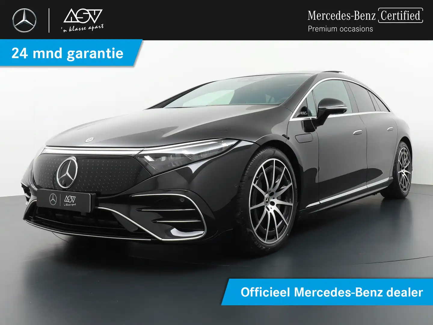 Mercedes-Benz EQS 450+ AMG Line 108kWh Accu | Panorama - Schuifdak | Noir - 1
